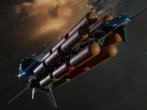 freighter hyperion class tanker vessel 3D Model