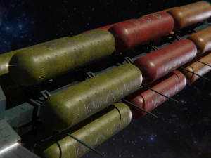 freighter hyperion class tanker vessel 3D Model