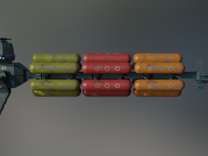 freighter hyperion class tanker vessel 3D Модель