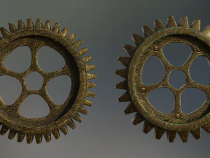 industrial gear set 02 3D Model