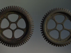 industrial gear set 02 3D Model