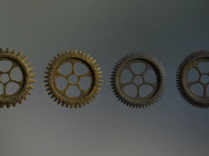 industrial gear set 02 3D Model