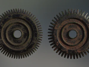 industrial gear set 04 3D Model