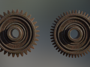 industrial gear set 05 3Dモデル