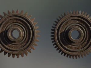 industrial gear set 05 3D Model