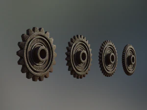industrial gear set 05 3D Model