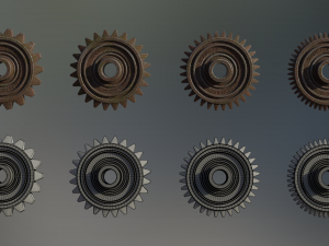 industrial gear set 05 3Dモデル