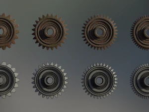 industrial gear set 05 3D Model