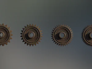 industrial gear set 05 3D Model