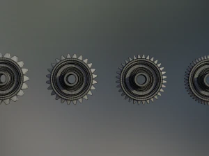 industrial gear set 05 3D Model