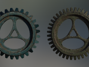 industrial gear set 06 Modelo 3D