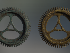 industrial gear set 06 Modelo 3D