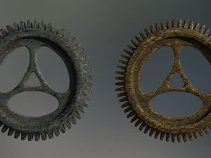 industrial gear set 06 3D Model