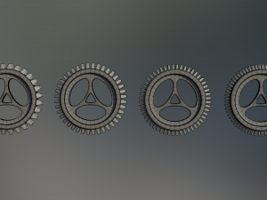 industrial gear set 06 Modelo 3D