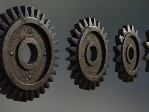 industrial gear set 07 3D Model