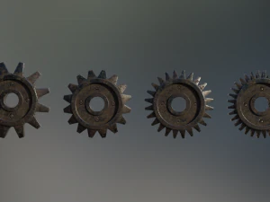 industrial gear set 07 3D Model