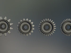 industrial gear set 07 3D Model