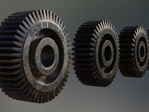 industrial gear set 08 3D Model