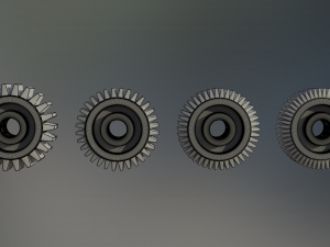 industrial gear set 08 3D 模型