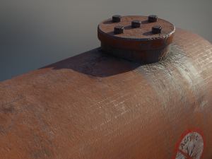 industrial acrylic acid bulk storage tank 3D Model