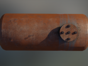 industrial acrylic acid bulk storage tank 3D Model