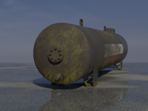 industrial bitumen emulsion storage tank Modello 3D