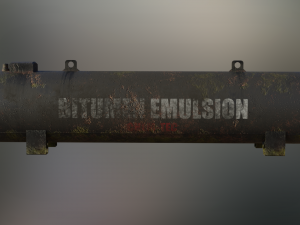 industrial bitumen emulsion storage tank Modello 3D