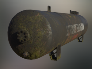 industrial bitumen emulsion storage tank Modello 3D