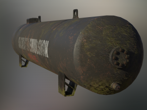 industrial bitumen emulsion storage tank Modello 3D