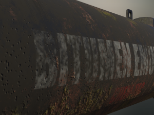 industrial bitumen emulsion storage tank Modello 3D
