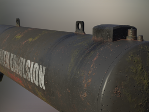 industrial bitumen emulsion storage tank Modello 3D