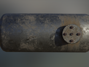 industrial corrosive materials storage tank Modelo 3D