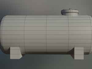 industrial corrosive materials storage tank Modelo 3D