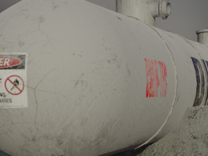 industrial diesel storage tank 3D Модель