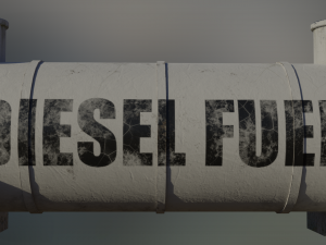 industrial diesel storage tank 3D Модель