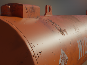 industrial hydrochloric acid storage tank 3D 模型