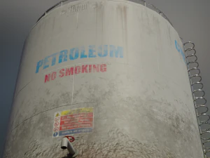 industrial large petroleum storage tank 3D Model