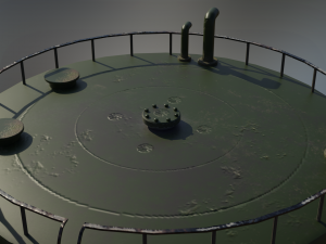 industrial large propane gas storage tank 3D Модель