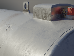 industrial liquid nitrogen storage tank 3D Модель