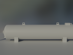 industrial liquid nitrogen storage tank 3D Модель