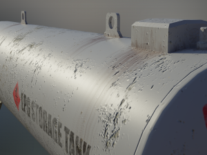 industrial lpg storage tank 3D Модель