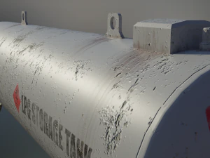 industrial lpg storage tank 3D Model