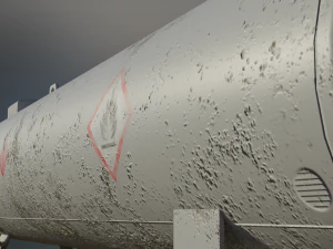 industrial lpg storage tank 3D Model