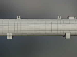 industrial lpg storage tank 3D Model