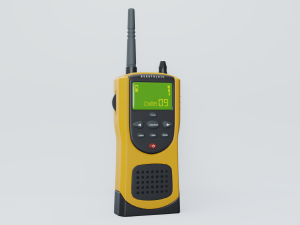 radio militar 3D Model