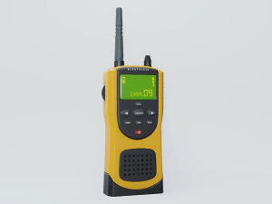 radio militar 3D Model
