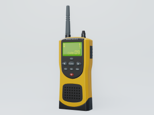 radio militar 3D मॉडल