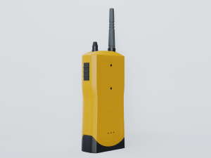 radio militar 3D Model
