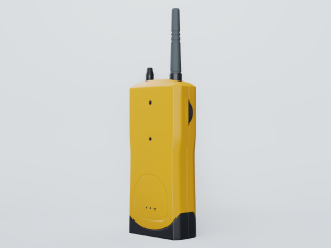 radio militar 3D Model