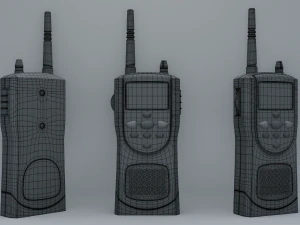 radio militar 3D Model